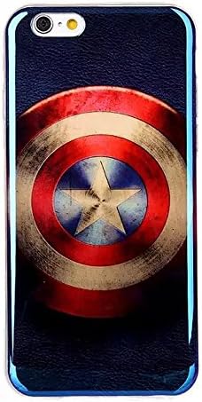 YDYBZB® Soft TPU Captain America Case Cover Skin for iPhone 6 6S (4.7 inch)