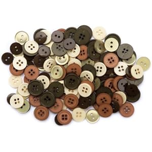Blumenthal-Lansing-Favorite-Findings-Basic-Buttons-Assorted-Sizes-130-Pkg-Nature