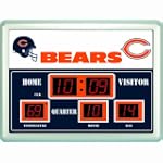 NFL Team Scoreboard Wall Clock - Chicago Bears