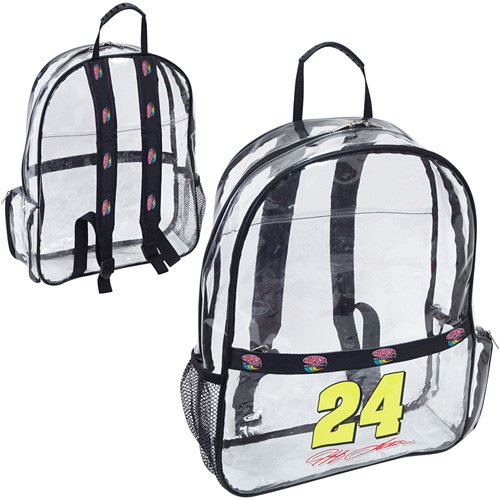 Buy Drivers Select Jeff Gordon Clear Backpack by Chase Authentics