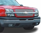New! Silverado/Silverado HD/Avalanche Billet Grille/Grill, Overlay, 03-05 w/o Cladding