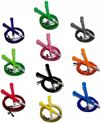 Starixx Speed Jump Rope for Adults - Adjustable Cable - Exercise, Fitness, Boxing, Crossfit - Orange (1-pack)