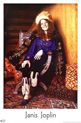 Janis Joplin - Music / Personality Poster (Purple Outfit) (Size: 24" x 36")