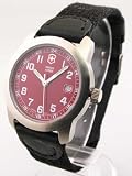 Victorinox Swiss Army Leather Band and Date Display Watch