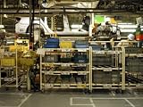 Auto Assembly Line at a Hybrid Car Plant Architecture Photographic Poster Print by Eightfish, 40x30