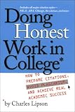 Doing Honest Work in and Publishing)