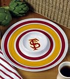 Florida State Seminoles Melamine 14 Chip and Dip Set