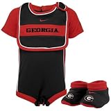 Nike Georgia Bulldogs Infant Black Three Piece Gift Set