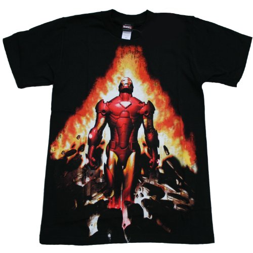  IRONMAN "BLAZING SALVATION" BLACK MENS S/S T-SHIRT