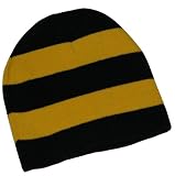 Rugby Striped Knit Beanie - Multiple Colors Available