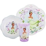 Disney The Princess and the Frog Tiana 3pc Mealtime Gift Set
