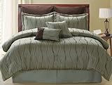 Victoria Classics Sedona 8-Piece Queen Comforter Set, Sage