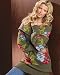 Apparel : Intarsia-knit tunic sweater