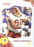 Albert Haynesworth - Washington Redskins - 2010 Score Football Card - NFL Trading Card in Screwdown Case