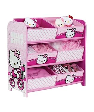 Hellol Kitty Six Bin Storage 