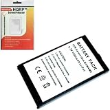 HQRP 1250mAh Battery for Garmin iQue M3 M4 M5 GPS Replacement plus HQRP Universal Screen Protector