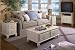 Riverside Furniture Windswept Shores Drawer Coffee Table Set in Shores White Windswept Shores Occasi