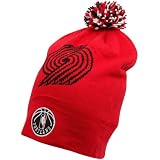 NBA Men's Long Knit Hat - Ke81Z, Portland Trail Blazers, One Size, Red/white/black , Portland Trail Blazers , Black/Red