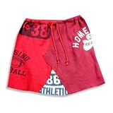 Gold Rush - Girls Sweat Skirt, Red, Wine, White