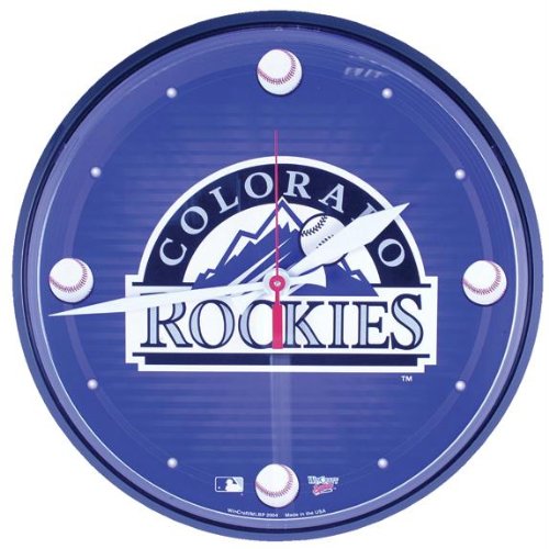 Colorado Rockies - Logo Wall Clock