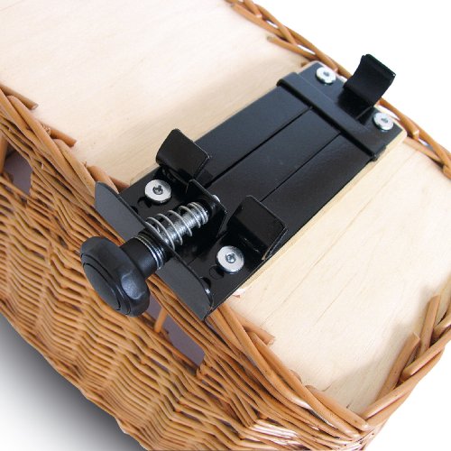 Basil Unisex Adult BAS54006 Rear Dog Basket - Nature Brown