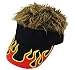 Flair Hair Brown Hair Flames Visor