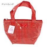 《ドット/水玉》ガーリーサーモバッグ【レッド】☆保冷お弁当かばん（ランチバッグ）通販☆ サーモバッグ