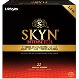 Lifestyles Skyn Intense Feel Condoms, 22 Count