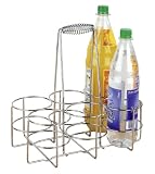 Wenko 2305100 Flaschenträger - für 6 Flaschen, Chrom, 46 x 33 x 12 cm