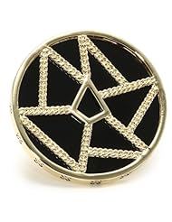 Belle Noel Black Acrylic Dream Catcher Ring