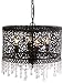 Hanging Metal Cutwork Lantern 8.5hx15d Metal