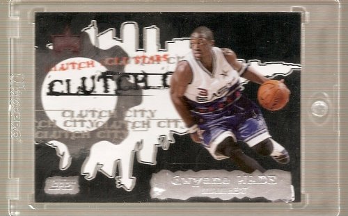 2006 07 Topps Clutch City Stars Dwayne Wade Miami Heat Basketball Card # 2 - Mint Condition - Shipped in Protective Acrylic Display Case