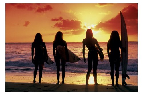 1art1 40874 Surfen - Surf Babes Poster (91 x 61 cm)