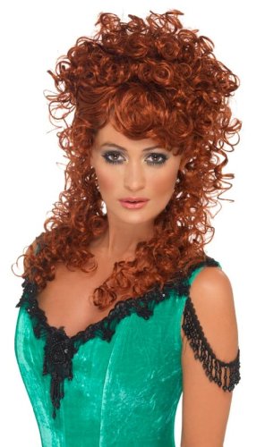 Imagen principal de Smiffy's - Peluca rizada pelirroja para mujer