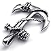 KONOV Vintage Stainless Steel Anchor Charm Pendant Mens Womens Necklace, 24 inch Chain