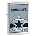Zippo Lighter NFL DALLAS Cowboys, Brushed Chrome