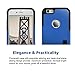 iPhone 6S Case, Poweradd Apple iPhone 6 6S Case with Double Layer Shock Absorbing Soft Interior Hard Blue Case for iPhone 6 6S (4.7