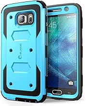 Galaxy S6 Case, [Armorbox] i-Blason built in [Screen Protector] [Full body] [Heavy Duty Protection ] Shock Reduction[Bumper Corner] for Samsung Galaxy S6 (Blue)