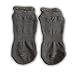 Non Slip Skid Socks with Grips, For Hospital Rehab, Traveling, Yoga, Pilates, Barre, Martial Arts, Trampoline, Fitness, Home Use, For Women, Men, YogaAddict, Grey - Size M/L