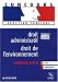 Droit administratif Droit de l'environnement : Catégories A et B Droit administratif Droit de l'environnement : Catégories A et B