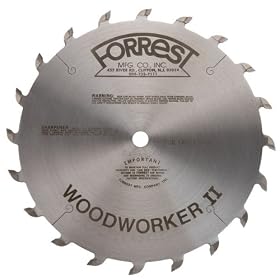 Forrest 10" 20T WWII Rip Blade Alt Top Raker .125 Kerf