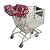 Wupzey Shopping Cart and Diner Seat Cover, Red Stripe