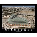 Milwaukee Brewers - Miller Park Art Poster Print by Mike Smith, 10x8 Art Poster Print by Mike Smith, 10x8