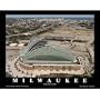 Milwaukee Brewers - Miller Park Art Poster Print by Mike Smith, 10x8 Art Poster Print by Mike Smith, 10x8