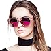 Bluekiki Polarized Mirror Fashion Oversized Round Women Sunglasses