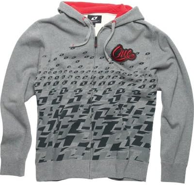 ONE INDUSTRIES PHASE ZIP HOODIE HEATHER GUNMETAL M