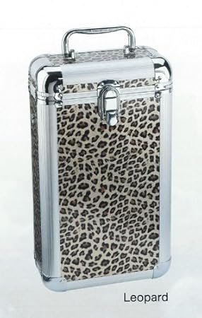 Primeware Florence Leopard Two Bottle Wine Tote, Black