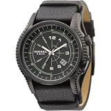 Diesel Watches Men's Black/ Black Coined Edge