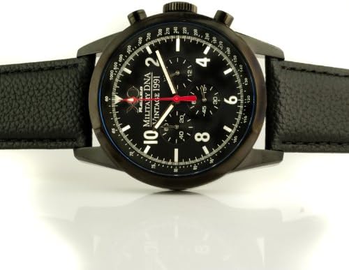 Mens Air Force A10 Warthog Fighter Military DNA Collection All Black Dial Black Strap 01A