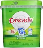 Cascade ActionPacs Dishwasher Detergent Fresh Scent 85 Count